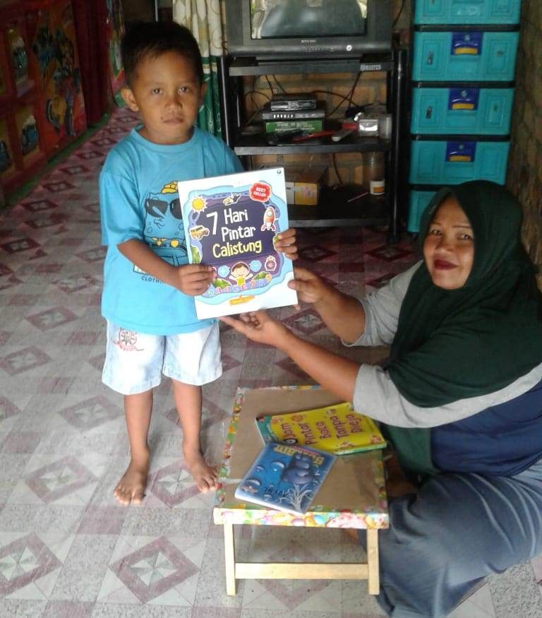 Rafa dan Bunda Prapti dari Talang Harno/dokpri