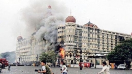 Hotel Taj Mahal pada saat serangan Mumbai. | Sumber: India Today