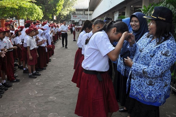 Ilustrasi sekolah (Foto: Antara/ Septianda Perdana).
