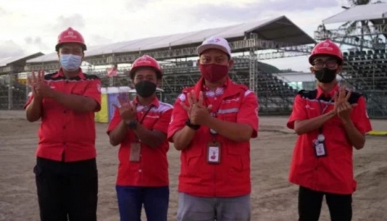 Tim terbaik IndiHome turut mensukseskan pelaksanaan World SuperBike Mandalika(dokumentasi: IndiHome)