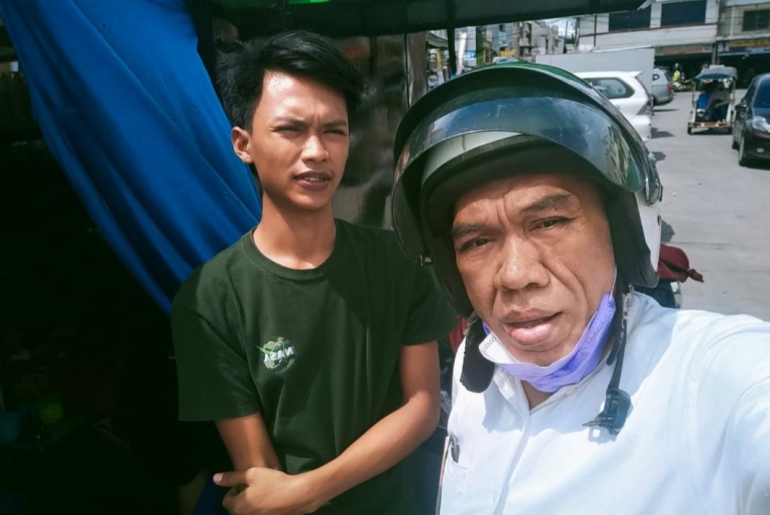 Lurah Pattunuang Ilham sigap tangani laporan adanya kios di jalan (dok foto pribadi)