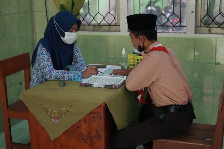 Metode yang digunakan klasikal dan individual (sumber foto: Tim IT MAN 2 Rembang)