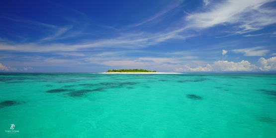 Pulau Pasir Timbul di dekat Pulau Meti- Tobelo. Sumber: dokumentasi pribadi