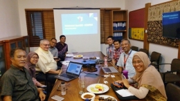 Memperkenalkan OpenSID kepada KOMPAK (program kerjasama Australia-Indonesia tahun 2018. Foto Eddie Ridwan.