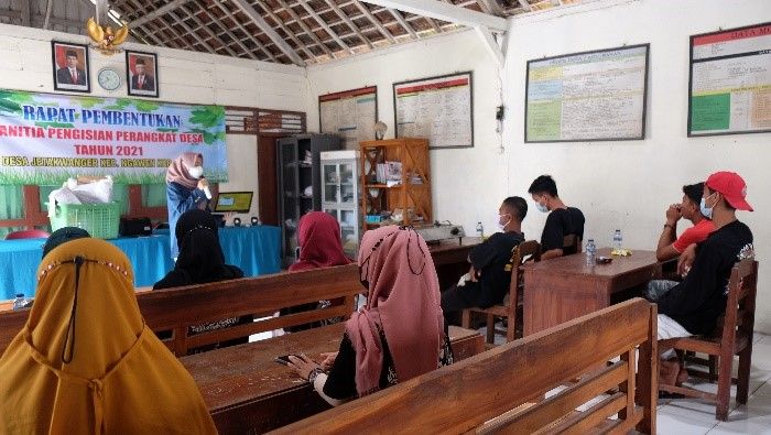 Pelaksanaan Pelatihan denganKarang Taruna IPJ (Ikatan Pemuda Jetakwanger)/dokpri