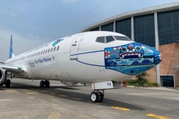 Salah satu pesawat milik Garuda Indonesia. Sumber: Garuda Indonesia via Kompas.com