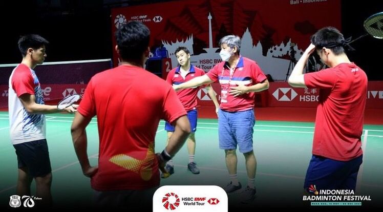 Persiapan tim indonesia untuk Indonesia Badminton Festival 2021 (Foto: instagram @badminton.ina)