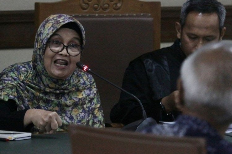 Siti Fadilah Supari | ANTARA FOTO/RENO ESNIR via KOMPAS
