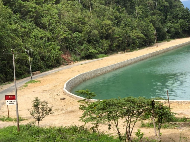 Angin Semilir di Kolam Sisir Kaimana kala cerah (dokpri)