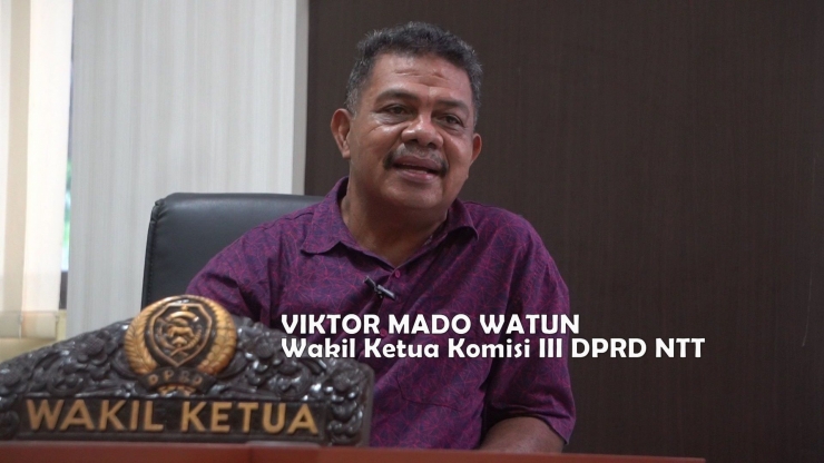 Viktor Mado Watun, Wakil Ketua Komisi III DPRD Provinsi NTT. Foto: Budi Tanjung