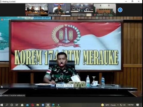 Kanrem 174 /ATW Merauke, anggota TNI yang ditegur oleh Panglima TNI,(3/12/2021)/ Foto: Detik.com