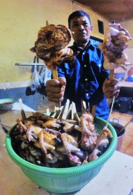 Pengolahan ayam taliwang khas lombok (Dok.Pri)