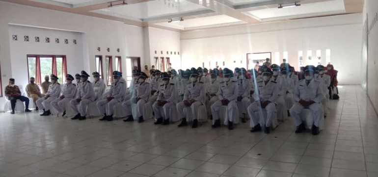 45 orang pengulu yang dilantik di Balai Pendopo Bupati Gayo Lues