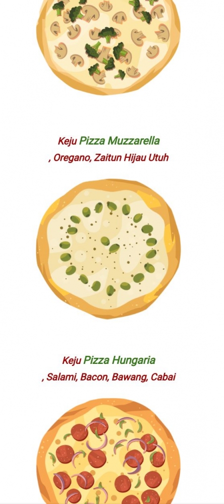 Pizza dengan topping berbeda|tangkap layar game puzzle pizza