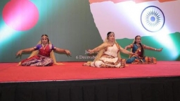 Pertunjukkan tari tradisional di acara Maitree Diwas di Jakarta pada hari Senin (6/12). | Sumber: Kedutaan Besar India