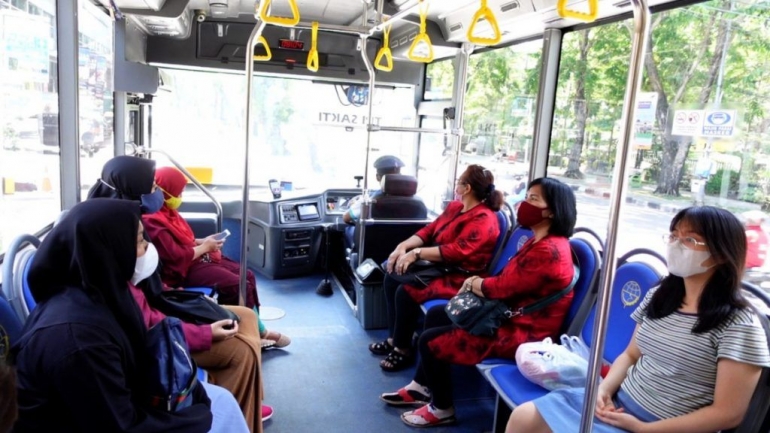 Suasana Nyaman, Aman dan gratis lagi, kemudahan di trans metro deli. sumber:otonesia.id