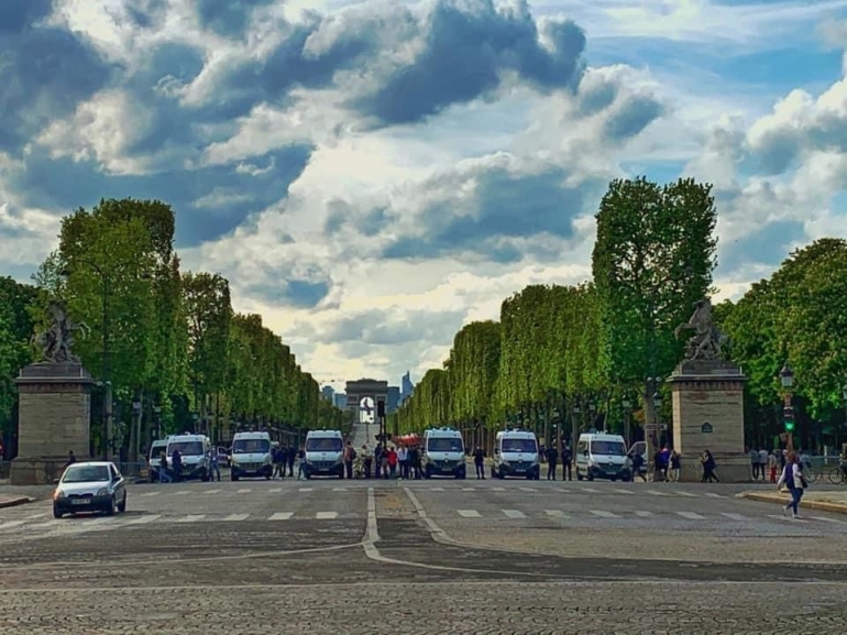 Champs-Elysees Paris. Foto: Dokumentasi pribadi.