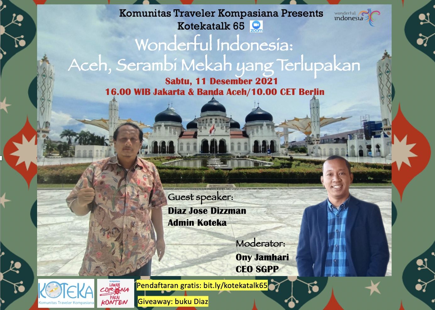 Pssst, Sabtu Ini Kita Ke Aceh! - Kompasiana.com