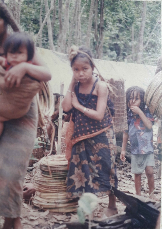 Anak perempuan Suku Anak Dalam Sungai Bengkal, Tebo/dokpri