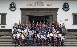 Dokumentasi dari humas kegiatan di Gedung Sate Jawa Barat/ Maret/2020
