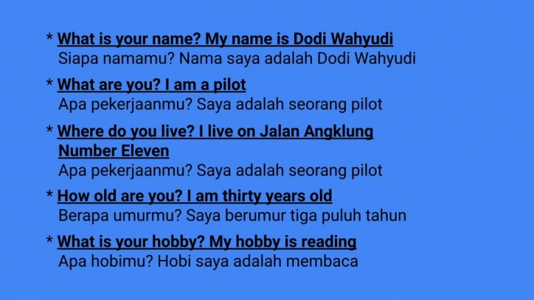 Gambar 2 - Beberapa QnA | Dokumentasi Pribadi