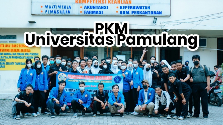 PKM Mahasiswa Unpam di SMK Sasmita Jaya 1/dokpri