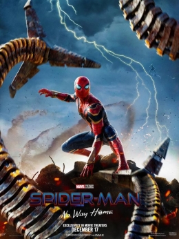 Poster Film Spider-Man: No Way Home (sumber gambar: https://www.liputan6.com)