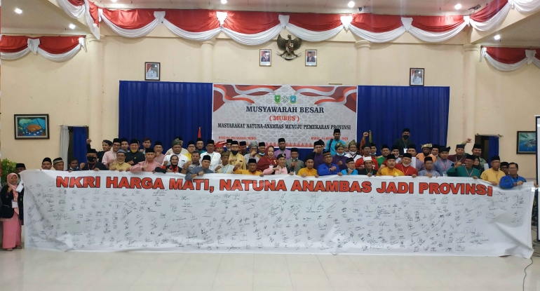 Musyawarah Besar Provinsi Baru digelar di Natuna (14/12/2021) /Koleksi pribadi