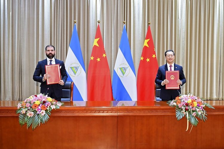 Nicaragua memutuskan hubungan diplomatik dengan Taiwan dan memilih Tiongkok daratan. (Foto: XINHUA/YUE YUEWEI via AP/kompas.com)