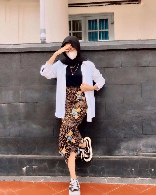 casual ootd kondangan simple