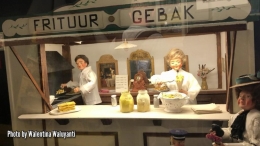 Foto: Miniatur kedai kentang goreng jadul di Museum Kentang Goreng Belgia.