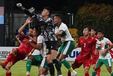 Timnas Indonesia vs Timnas Vietnam di Piala AFF 2020 Sumber : Twitter/@affsuzukicup