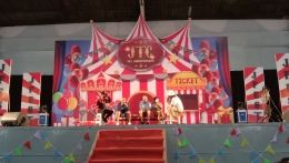 Pelaku import thrift saat sharing session di Festival Thrift Jawa Timur 2021, Surabaya. (Dokpri)