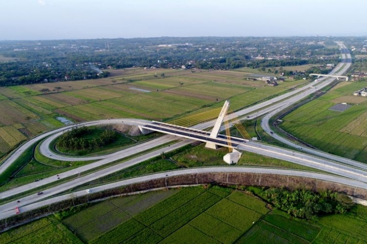 Jembatan Klodran di Tol Solo-Kertosono(RODERICK ADRIAN MOZES/Kompas.com)