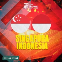 Ilustrasi Piala AFF 2020 - Singapura vs Indonesia (Foto: bola.com/a. titus)