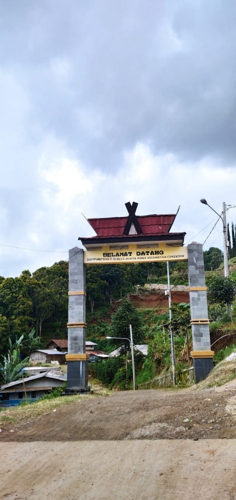 Gerbang Desa Mekar Manik (Dokpri)