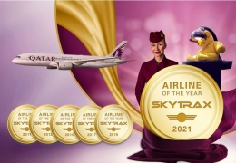 Penghargaan “Airline of The Year” oleh Skytrax | Sumber: Tangkapan Layar Qatar Airways