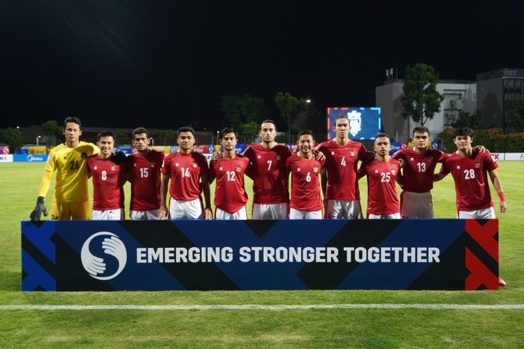 Timnas sepak bola Indonesia akan mengahadapi Singapura di semifinal Piala AFF 2020.| Sumber: PSSI via Kompas.com