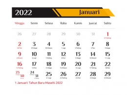 Template kalender digital kini sudah sangat umum. Photo:  erland.meI