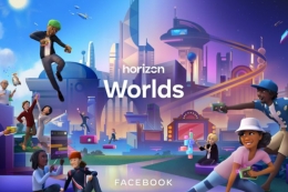 Ilustrasi horizon world dari facebook. | Sumber: KOMPAS.com
