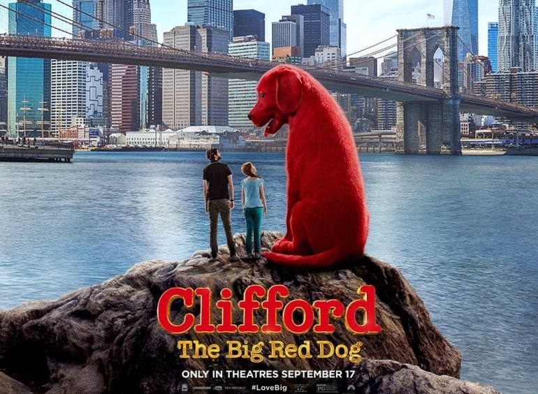 Poster film Clifford The Big Red Dog Instagram @cliffordmovie