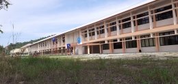 Gedung Perpusda Bangka yang baru ditempati November 2021 (dokpri)