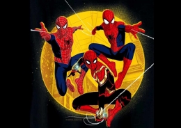 Promo art tiga generasi Spider-Man. Sumber : Marvel