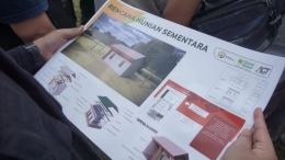 Rancangan bangunan dan denah hunian nyaman terpadu ACT untuk korban erupsi Semeru di Lumajang, Jawa Timur(ACT News/Saiful Anam)