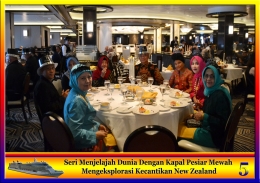 Formal Dinner Jelang Pergantian Tahun Di Restaurant Khsusu Kapal Pesiar | Dok. Pribadi