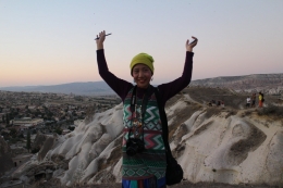 Suasana batu-batuan di Cappadocia (Dokumentasi pribadi)