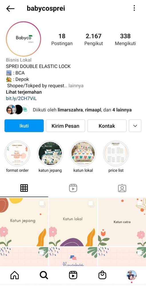 IG Babycosprei dok. penulis
