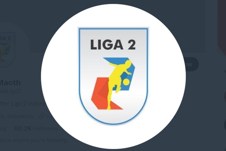 Liga 2 2021.(Tangkapan layar Twitter @IndonesiaLiga2) 