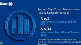Penghargaan yang diterima Allianz asuransi |tribunnews.com