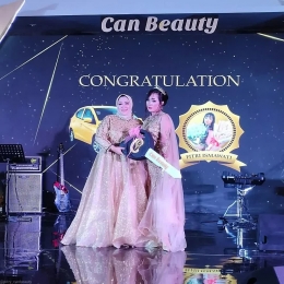 Mbak Fitri saat menghadiri Gala Reward Can Beauty. Sumber: Dokumentasi pribadi